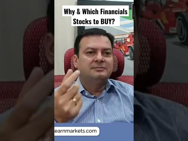 Financials are important to BUY in any portfolio