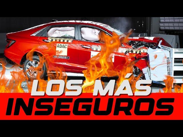 Top 10 Autos MAS INSEGUROS en pruebas de LatiNcap