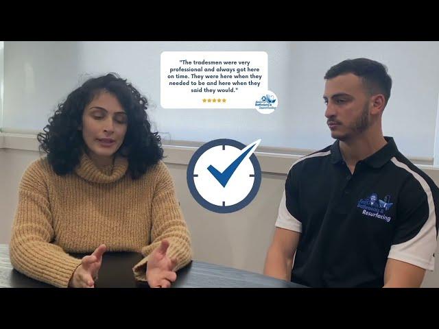 Jim's Bathrooms and Resurfacing Customer Testimonial