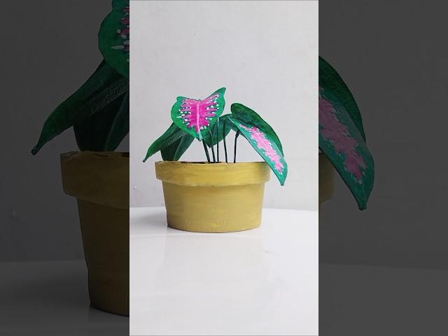 Diy Miniature plant #shortfeed #diy #craft #viral #craftertinni #miniatureplant #miniart #short