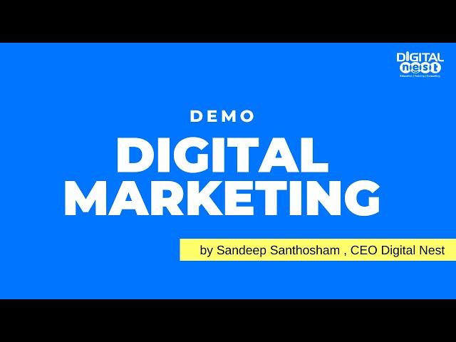 Digital Marketing Demo By Digital Nest