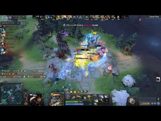 $11.000.000 Axe Call CEBBB - GRAND FINAL TI8 OG VS PSG.LGD