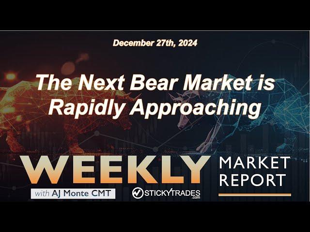 The Next Bear Market is Rapidly Approaching - Weekly Market Report with AJ Monte CMT