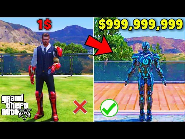 1$ IRON MAN To $1,000‚000‚0000 IRON MAN in [GTA 5 MODS]