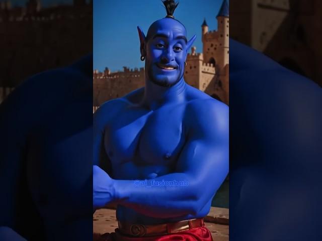 Bringing Aladdin to Life: Cartoon to Realit #livingcartoon #aladdin #jasmine #disney  #fusion #ai