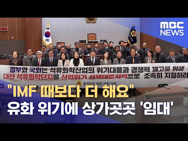 위기의 석유화학.. "대산산단도 지원해야" (2025.03.09/뉴스데스크/대전MBC)