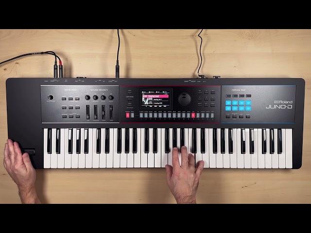 Roland Juno D6 Sound Demo (no talking)