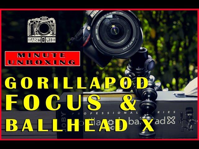 GorillaPod Focus & Ballhead X (Minute Unboxing)