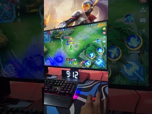 Mastering Mobile Legends with keyboard and mouse️ HANDCAM #nolinggaming #shorts #short #mlbb