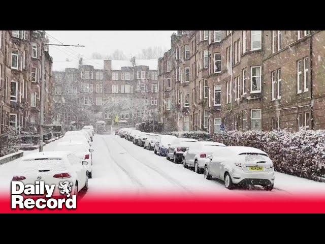 Scotland to face snow bomb as weather maps predict 29 inch flurries