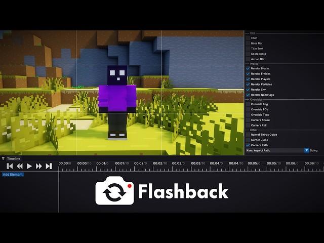 Create Cinematic Minecraft Shots with Flashback Mod