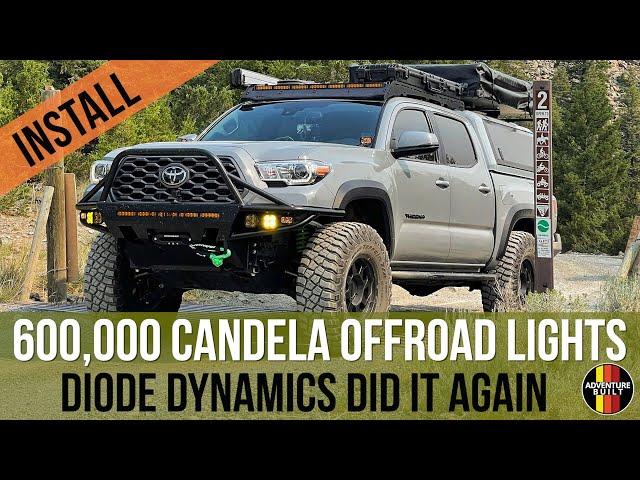 BEST OVERLANDING LIGHTS | FULL DIODE DYNAMICS LED LIGHT INSTALL | TOYOTA TACOMA OVERLAND RIG