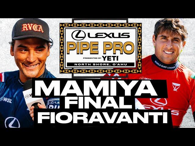 Barron Mamiya vs Leonardo Fioravanti | Lexus Pipe Pro pres by YETI 2025 - FINAL FULL HEAT REPLAY