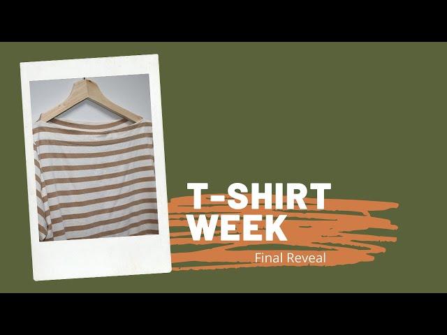 Tshirt Week With TomKat Stitchery: The Final Reveal