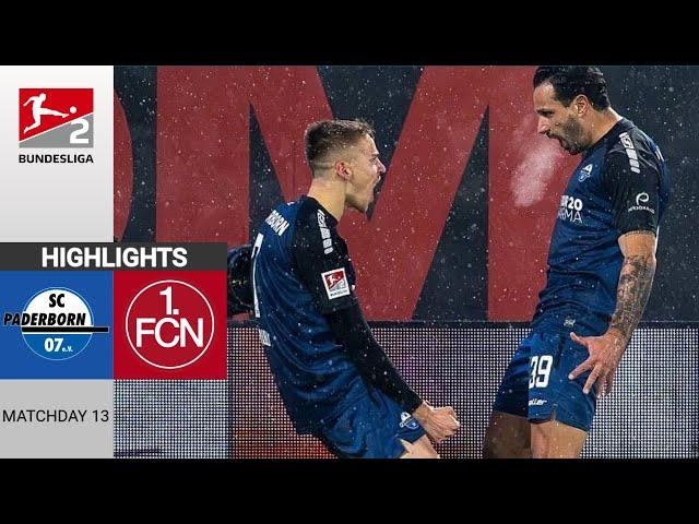 SC Paderborn - FC Nürnberg | 3:2 | Zusammenfassung | 2. Bundesliga 2024-25 | paderborn nürnberg