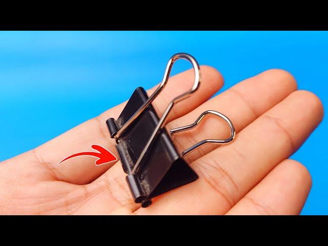 3 Hidden Functions of Binder Clips That Many People Don't Know