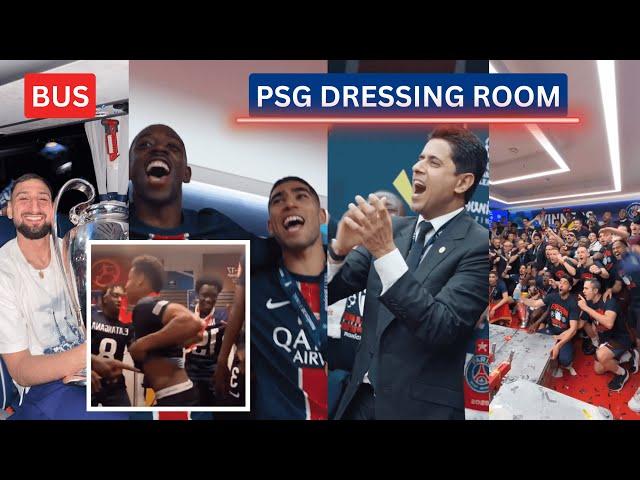 PSG Crazy Dressing Room Celebration After Winning Champions League 2025 First Time Ever!