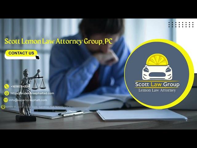 Civil Lemon Law Attorney San Diego