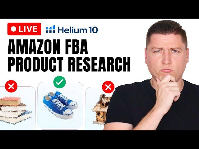 Amazon FBA Product Research Tutorial (Watch Me Find Winning Products LIVE)