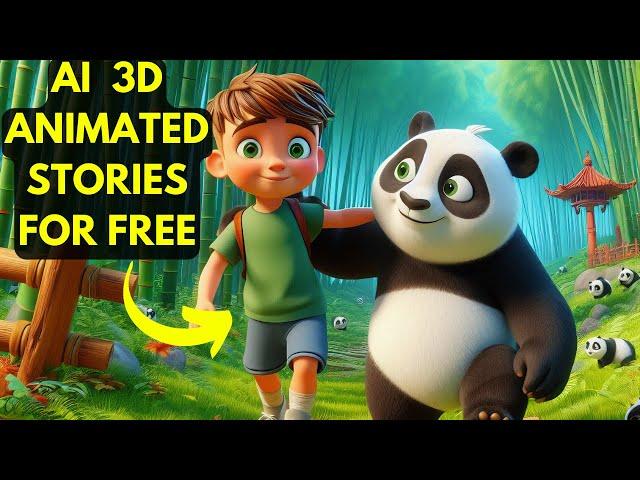 HOW TO MAKE 3D ANIMATED STORIES FOR FREE WITH AI|QUALITY & UNLIMITED