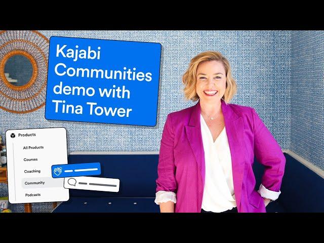 How to build a thriving online community on Kajabi with Tina Tower