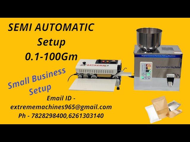 Pouch Sealing Machine !! Small Business Setup !! Sealing Machine