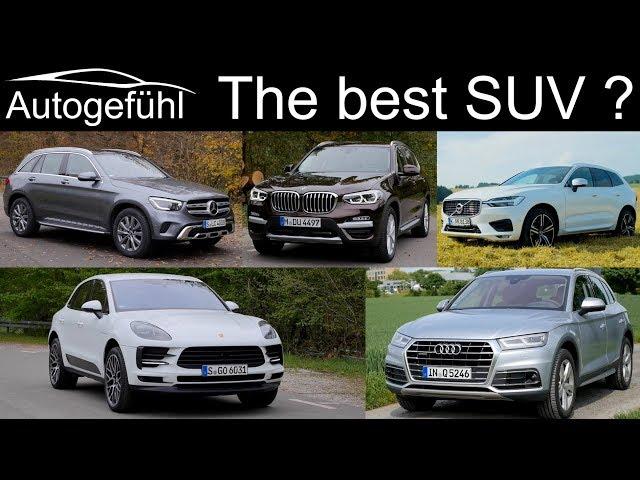 Porsche Macan vs Mercedes GLC vs BMW X3 vs Audi Q5 vs Volvo XC60 comparison REVIEW