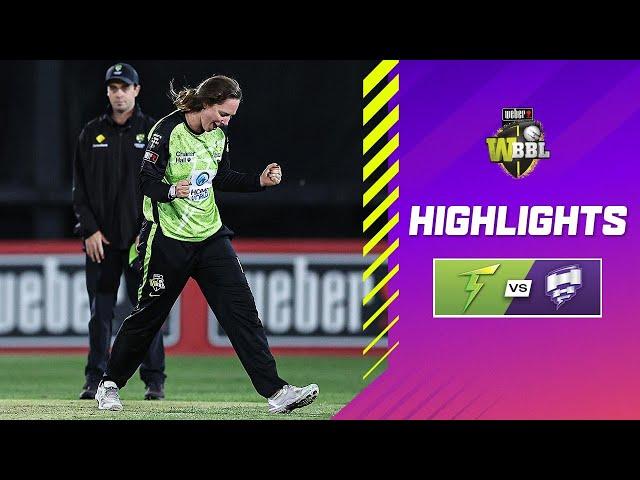 Freakish Catch Can't Stop Thunder | Sydney Thunder v Hobart Hurricanes | #WBBL10