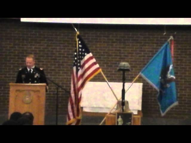 Glenn Moore Task Force Odin Memorial at Ft Hood part 1