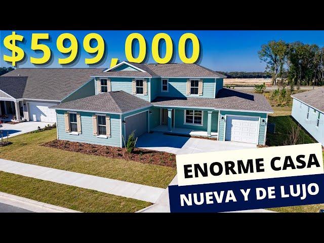 ENORME Casa NUEVA y de LUJO en PRIVADA Comunidad de Ocala, FL por debajo de los $600,000