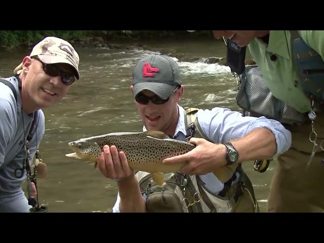 Catching Huge Browns & Rainbows at Spruce Creek!