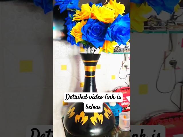 How I Made a Big Vase for Home Decor  | DIY Pottery #short #vase #diy #decorativepots #homedecor
