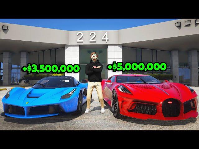 I Robbed 50 Car Dealerships in GTA 5 RP..