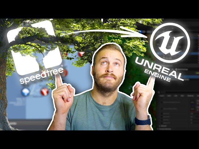 Speedtree 9.5  to UE5.4 Workflow