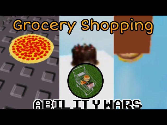 How To Get "grocery shopping" Badge By Yourself!  - Ability Wars | Maxy BG