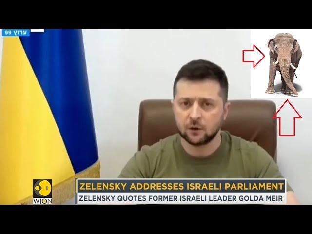 Ukraine's Zelensky compares Russian invasion to Nazis during address to Israeli lawmakers