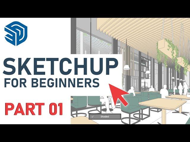 SketchUp Tutorial for Beginners in 7 MINUTES | FULL GUIDE- PART 01