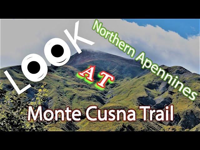 Look at Northern Apennines and the picturesque trail on Monte Cusna (2,121)