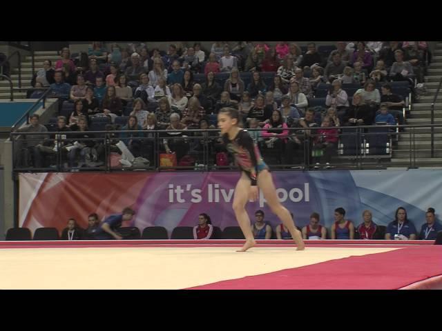 Zoe SIMMONS Floor GOLD - 2016 Apparatus Finals