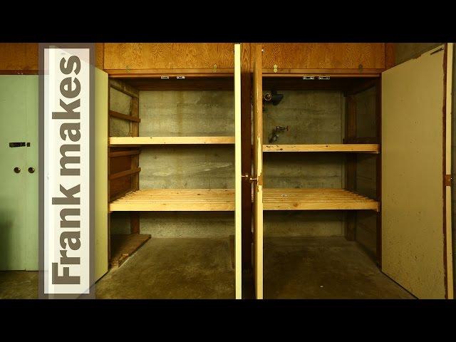 Basement Storage Shelves