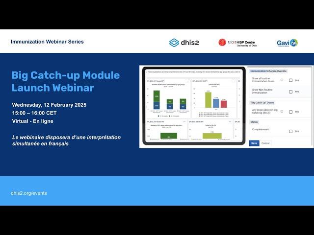 Webinar: Big Catch-up Module Launch