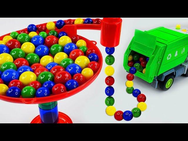 marble run plasticine haba slope MARBLE AXIS ASMR 08