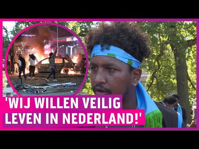 Massale steun voor Eritrese relschoppers!