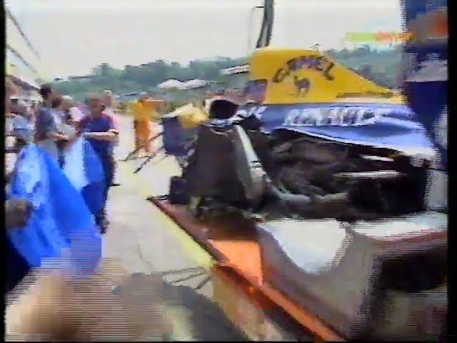 Riccardo Patrese Tamburello massive accident  1992