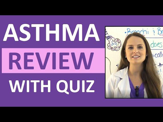 Asthma Treatment, Symptoms, Pathophysiology, Nursing Interventions NCLEX Review Lecture