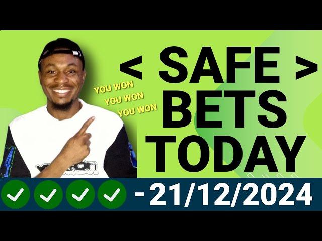 Football Prediction Today 21-12-2024 | Betting tips Today | Safe investments