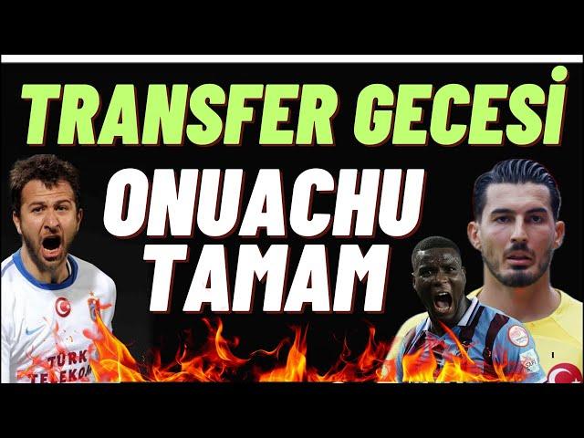 Remzi Giray Kaçar kanalı canlı yayında Transfer gecesi Onuachu Tamam #trabzonspor
