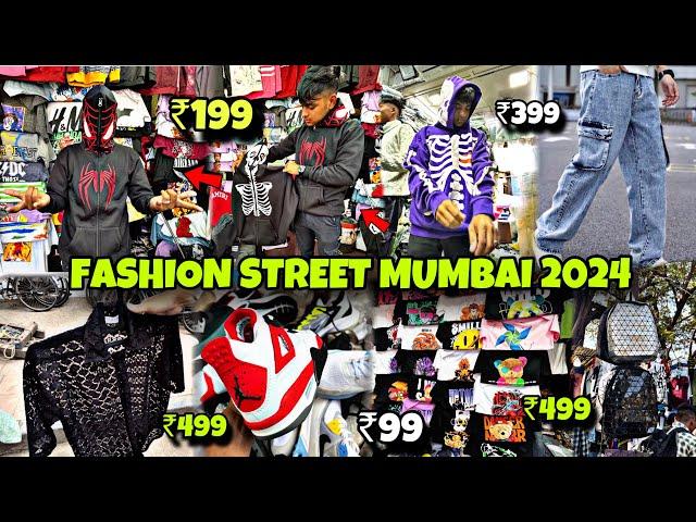 Fashion Street Mumbai 2024 | Spiderman BAPE Hoodie At ₹299 | Itna Sasta Market