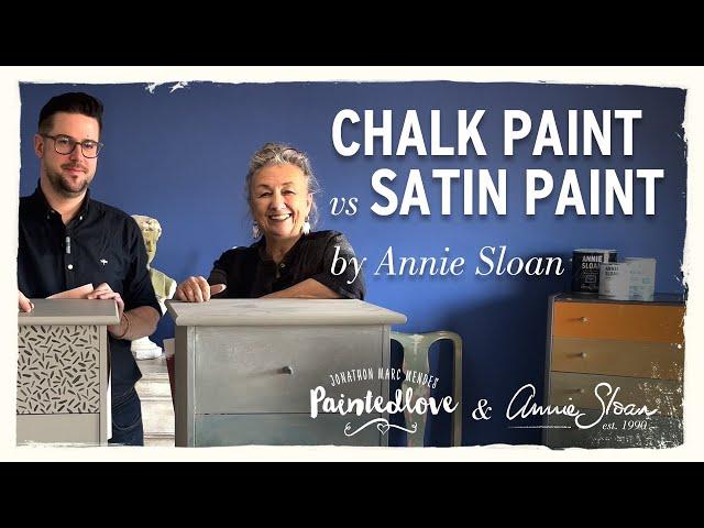 Chalk Paint vs Satin Paint by Annie Sloan: How to Use