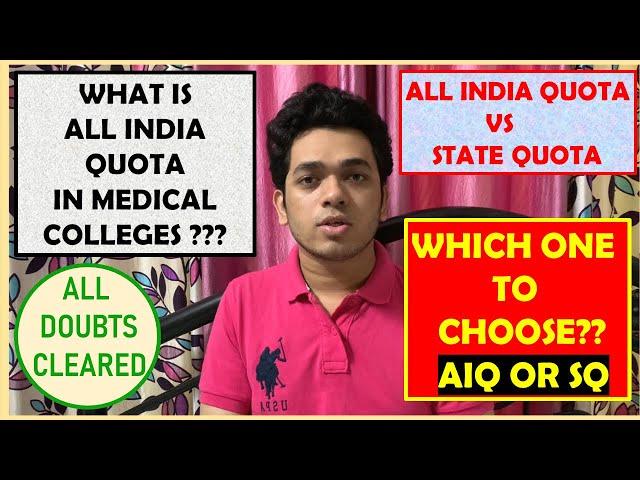 All India and state counselling for NEET/AIIMS |All India quota vs state quota| Which one to choose|